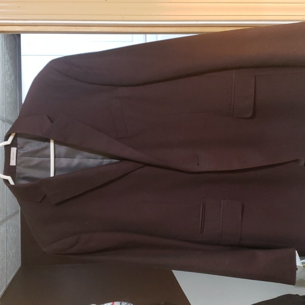 A Burgundy Red Suit Jacket